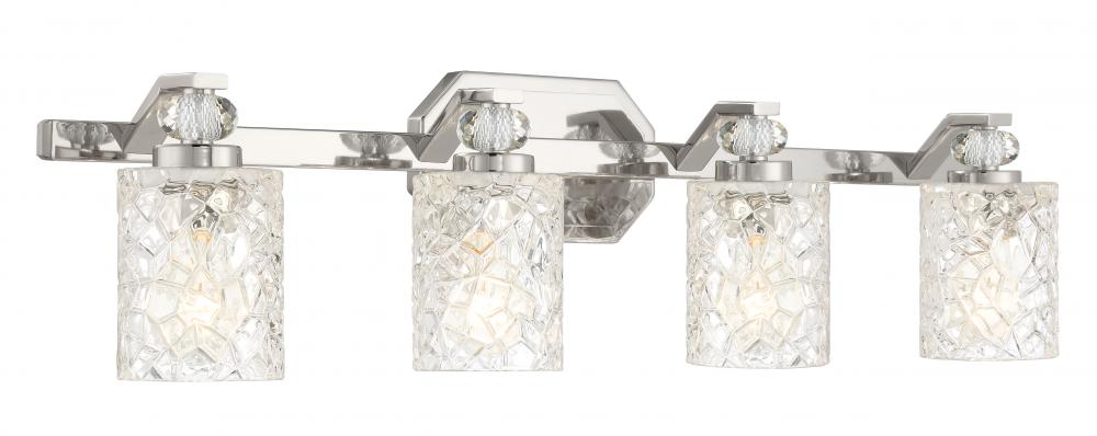 Crystal Kay 4 Light Bath Vanity