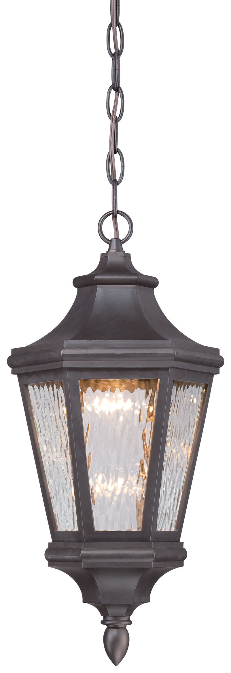 1 LIGHT OUTDOOR LED CHAIN HUNG LANTERN