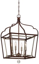 Minka-Lavery 4344-593 - 4 LIGHT FOYER PENDANT