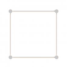 Sonneman 23QSWSR22R120PHA - 24" Square LED Wall Bar