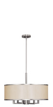 Livex Lighting 6296-91 - 6 Light + 1 Light BN Chandelier