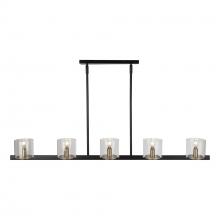 Artcraft AC11825BB - Salinas Collection 5-Light Island Light, Black and Brass