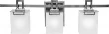 Artcraft AC5753PN - Three Light Polished Nickel Opal White Glass Vanity