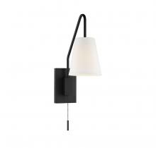 Savoy House 9-0900CP-1-89 - Owen 1-Light Adjustable Wall Sconce in Matte Black