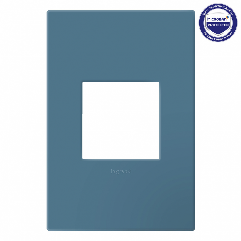 adorne Mystic One-Gang-Plus Screwless Wall Plate with Microban