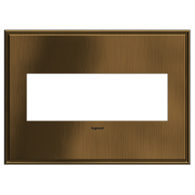 Legrand AWC3GCOF4 - adorne? Coffee Three-Gang Screwless Wall Plate