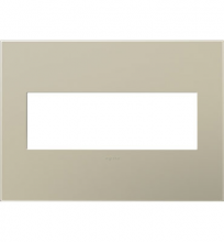 Legrand AWP3GTM4 - adorne? Titanium Three-Gang Screwless Wall Plate