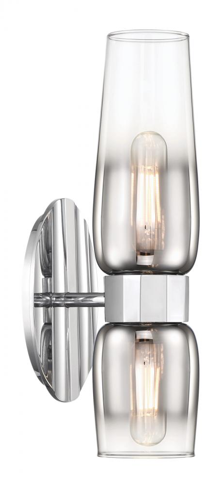 Flame 2-Light Vanity Sconce