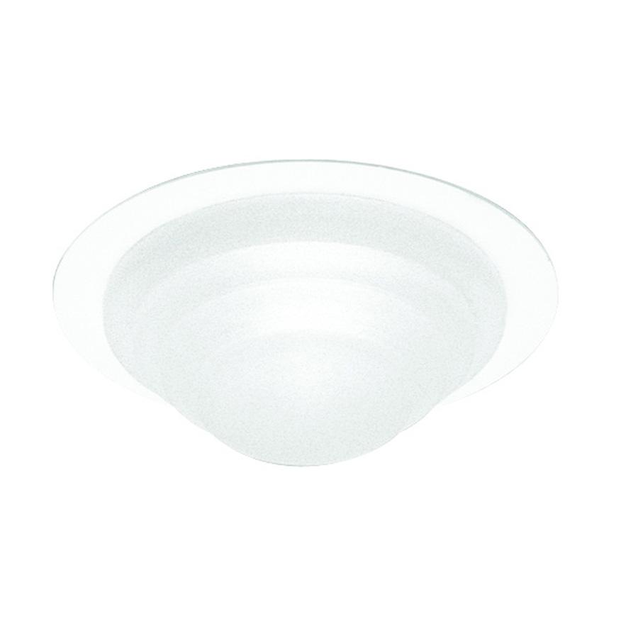 One Light White Recessed Lighting Trim