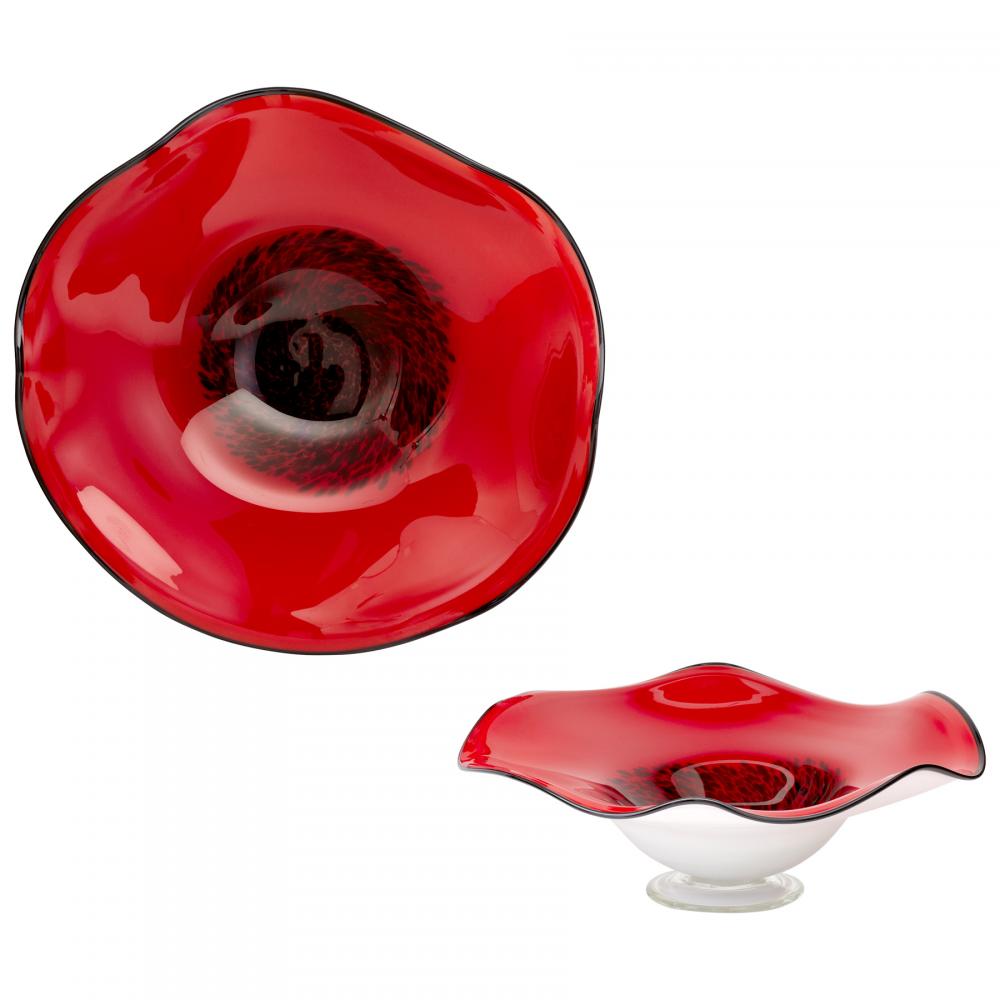 Art Glass Bowl|Red-Small