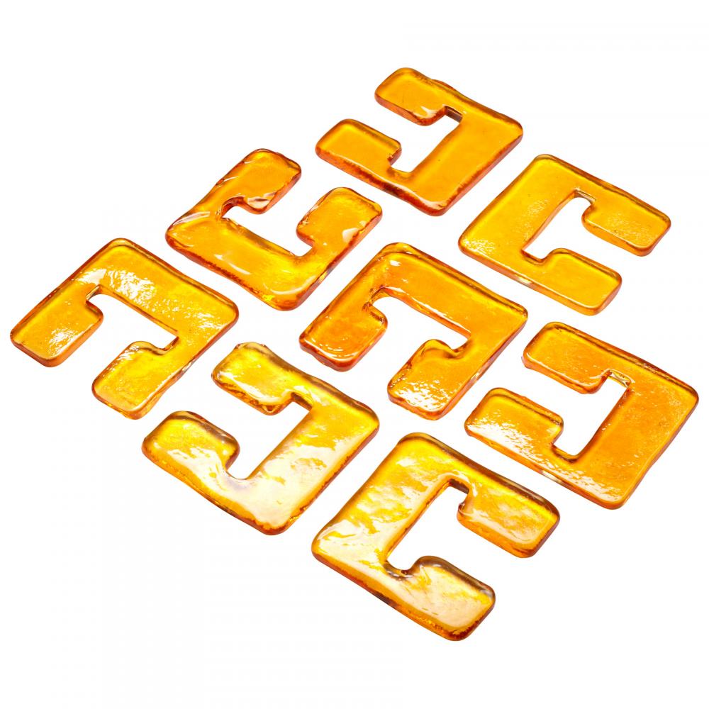 Glass Links 04981 Orange