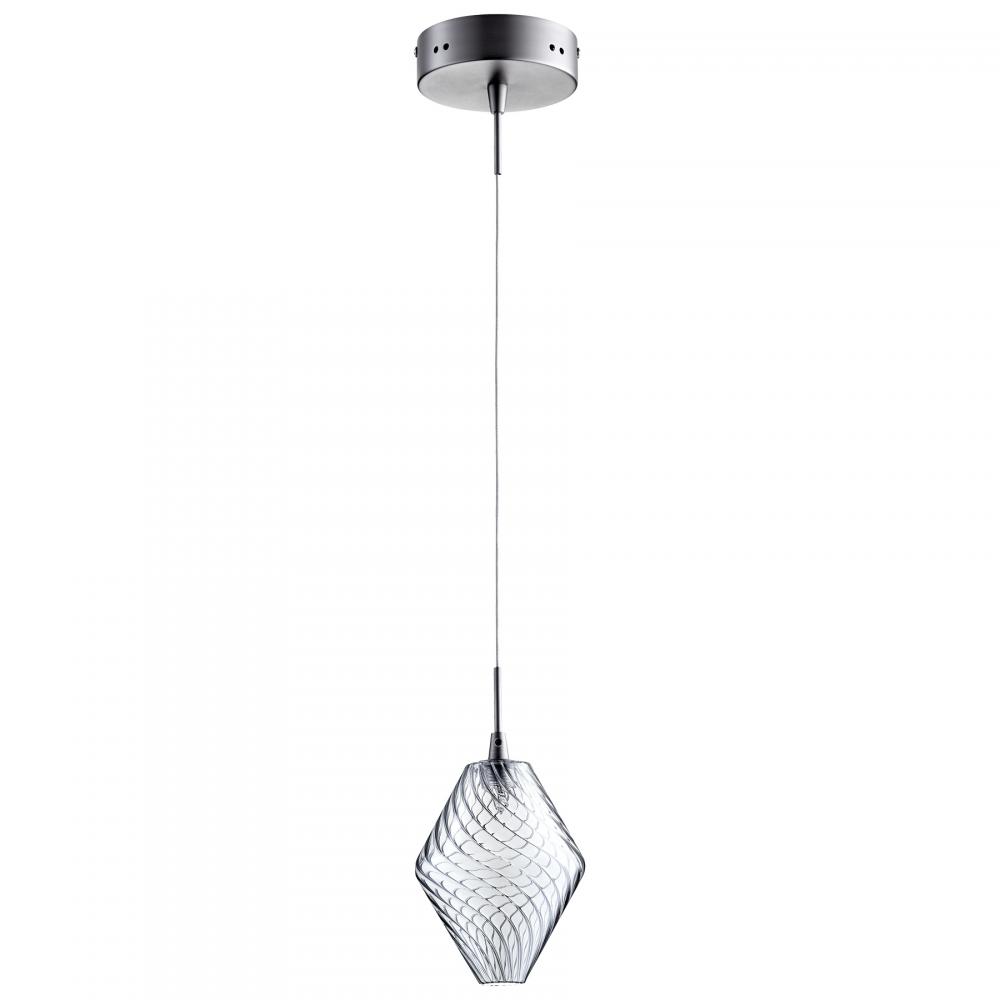 Beckett Pendant 1-Light Satin Nickel