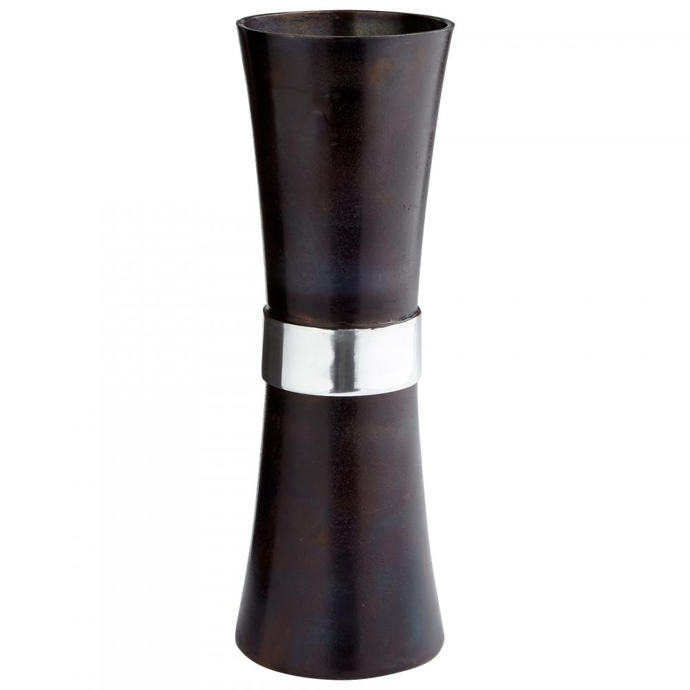 Catalina Vase Bronze And Blue - Small