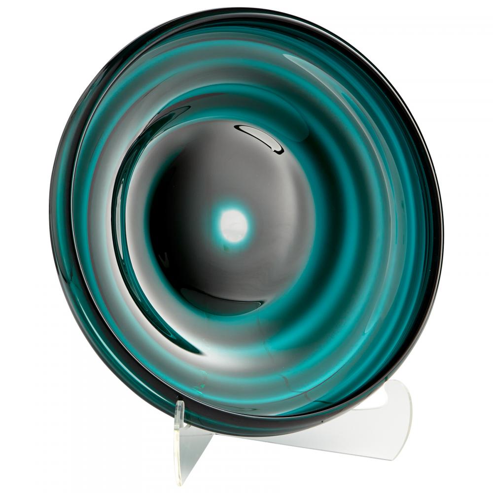 Vertigo Plate|Teal-Medium