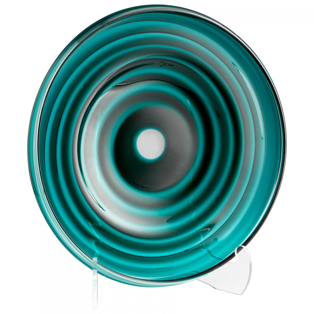 Vertigo Plate|Teal-Large