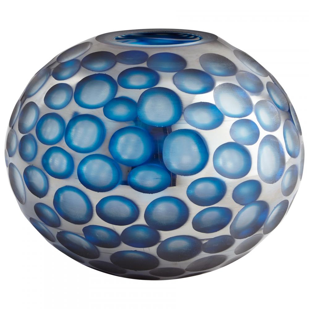 Round Toreen Vase Blue - Large