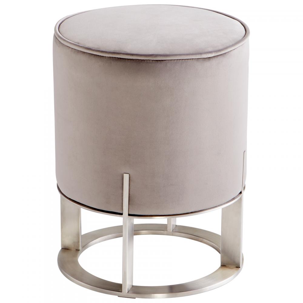 Mr Winston Ottoman Brushed Stainless Steel