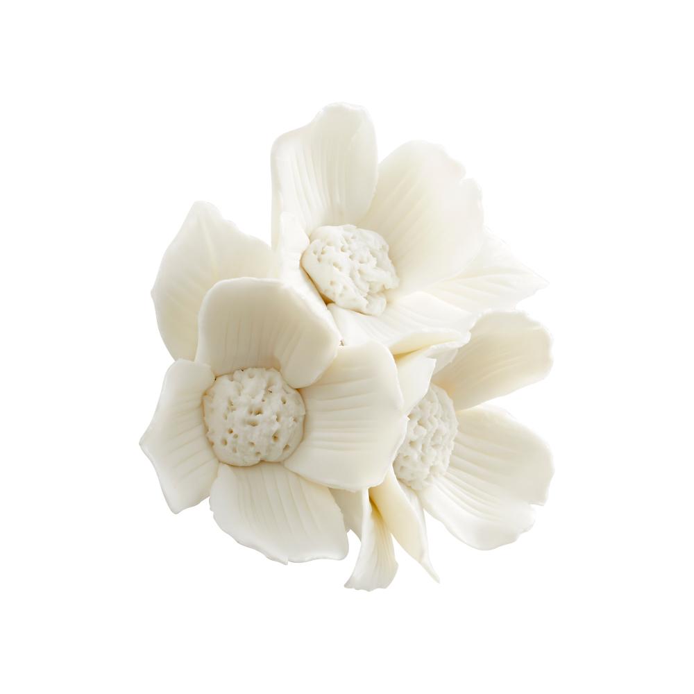 Flower Wall Decor | White