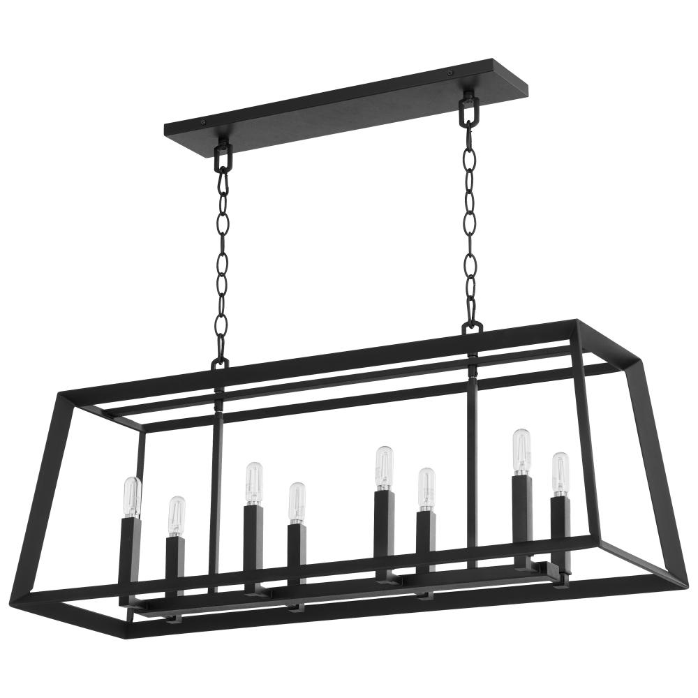 Hyperion Island - 8-Light Black - Large
