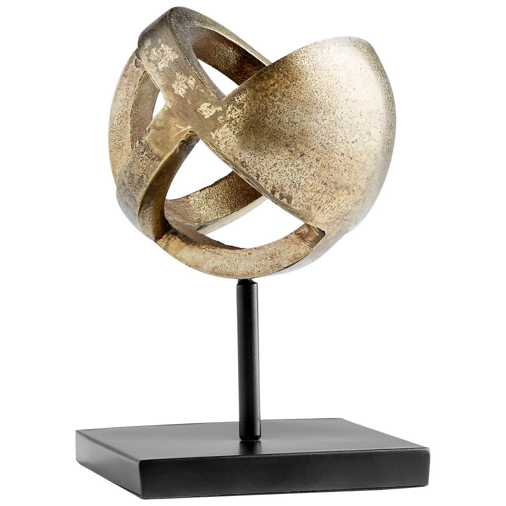 Grotto Sculpture Designed by J Kent Martin Antique Brass And Black - Small