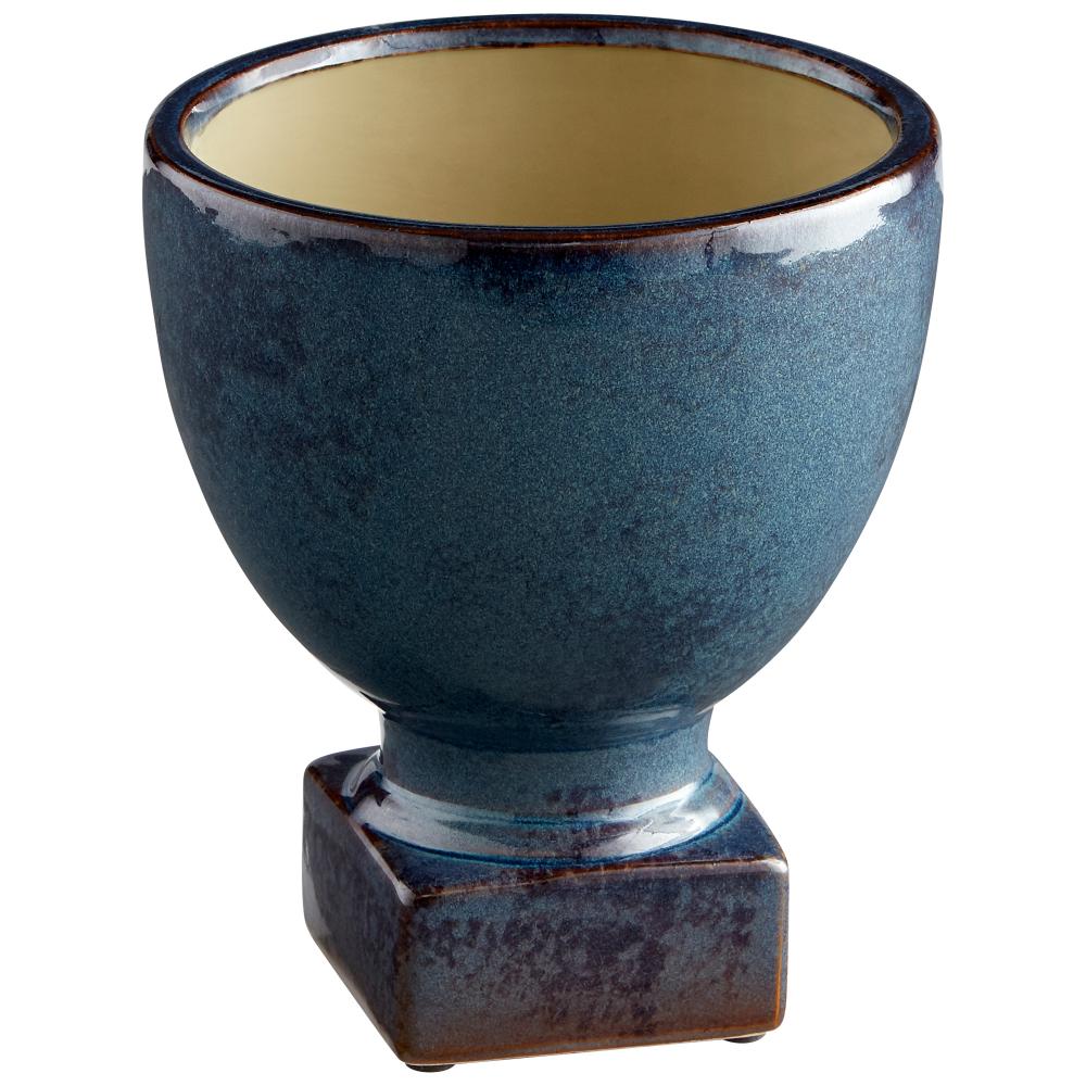 Big Sky Planter Blue Glaze - Large