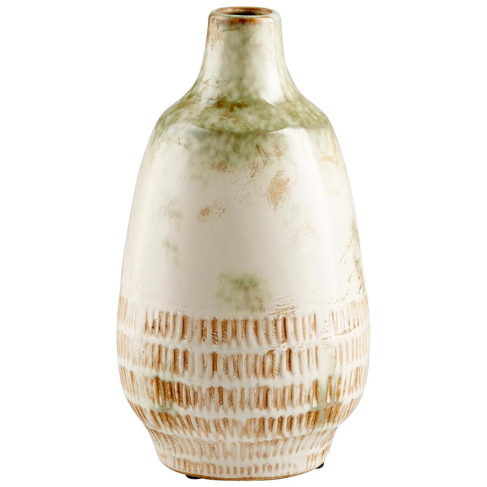 Yukon Vase Olive Pearl Glaze - Large