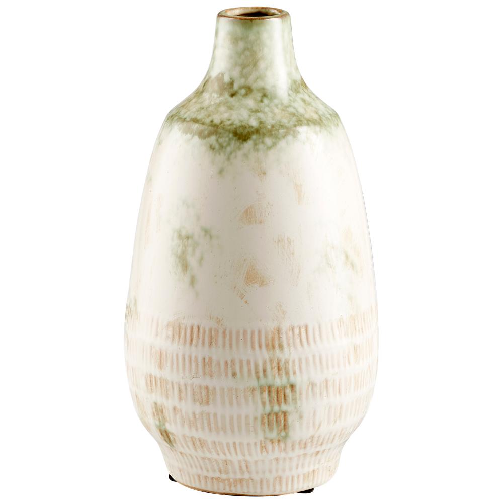 Yukon Vase Olive Pearl Glaze - Small
