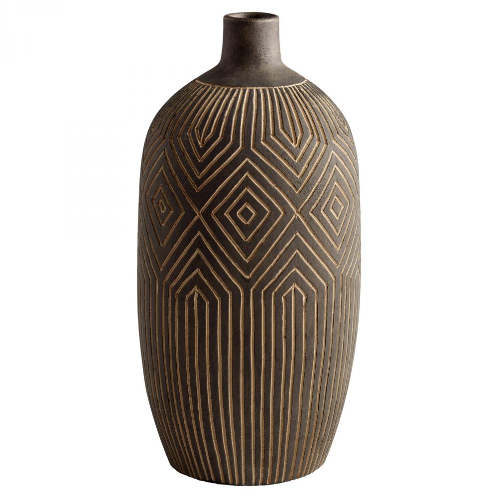 Dark Labyrinth Vase Grey - Large