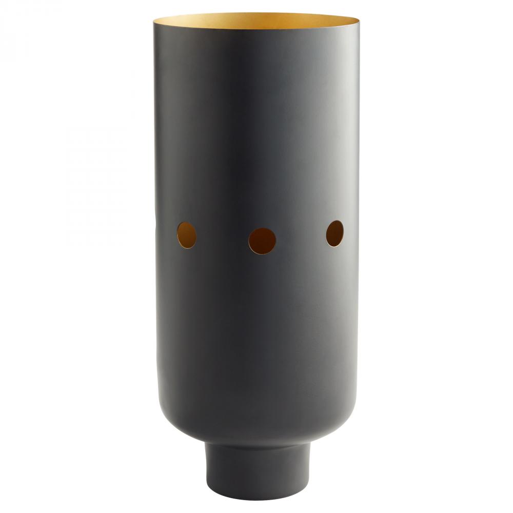 Naktis Vase Designed by J Kent Martin Black - Tall