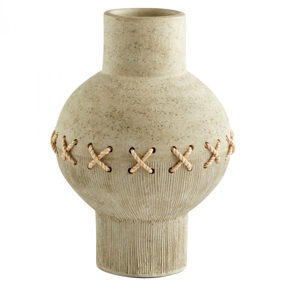 Eratos Vase Designed by J Kent Martin Natural Clay - Small