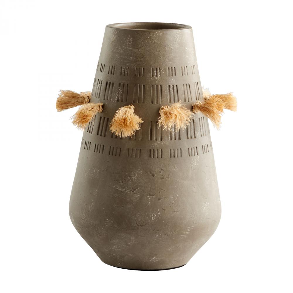 Retting Vase Designed by J Kent Martin Taupe Grey - Large