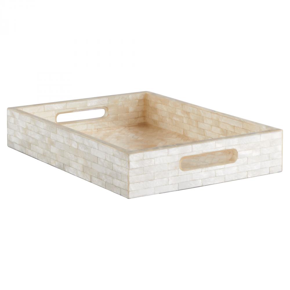 Triton Rectangle Tray Designed by J Kent Martin Pearl - Small