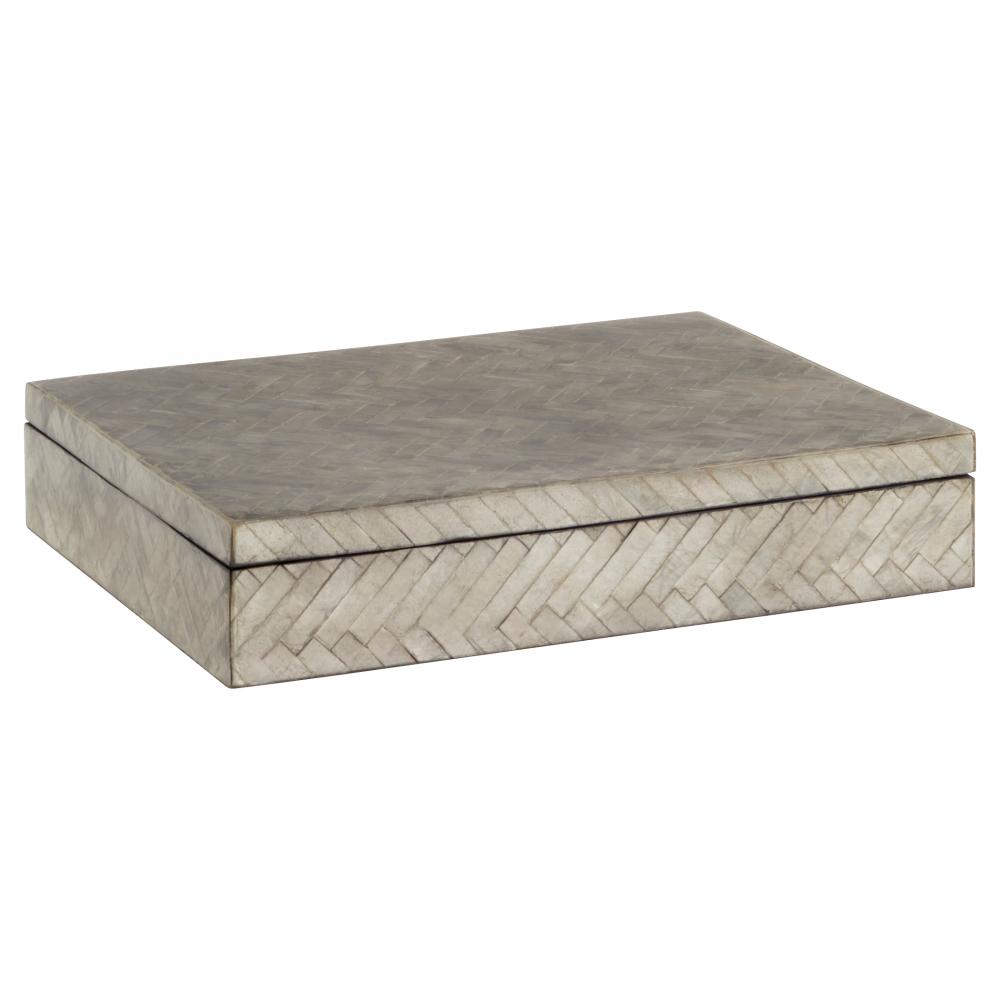 Triton Rectangle Box Designed by J Kent Martin Smoke - Large