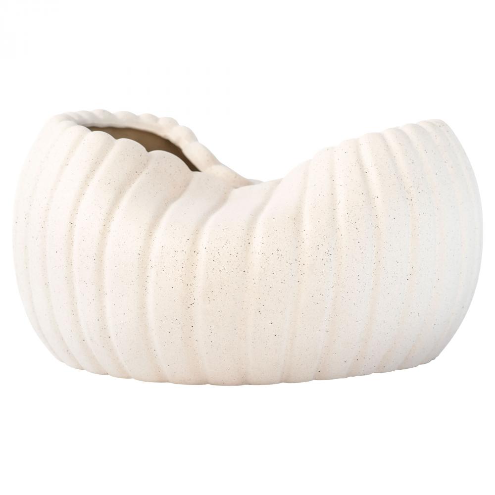 Organic Ribbed Bowl|Wht