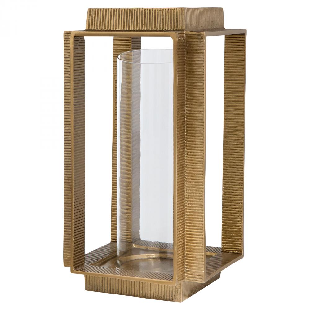 Graycliff Lantern Designed by J Kent Martin Aged Brass - Small