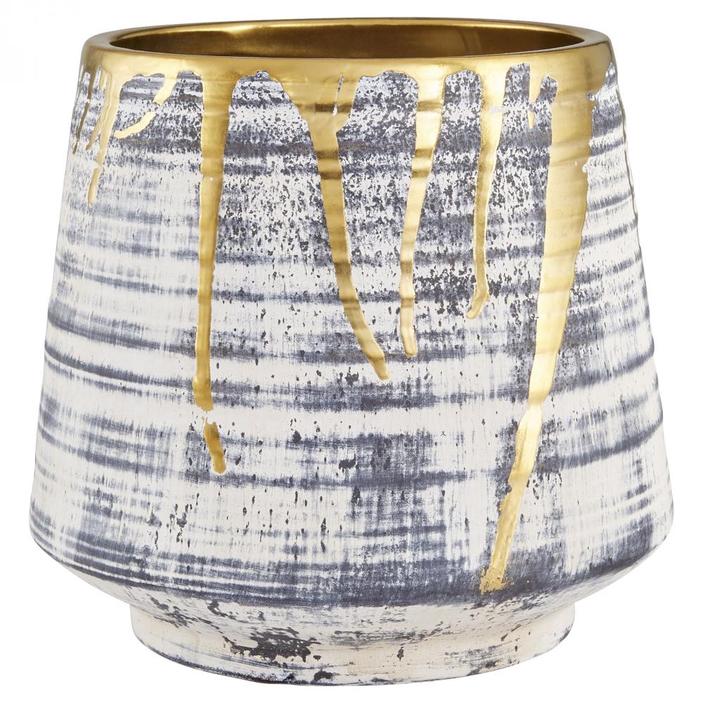 Athenian Planter Beige Black