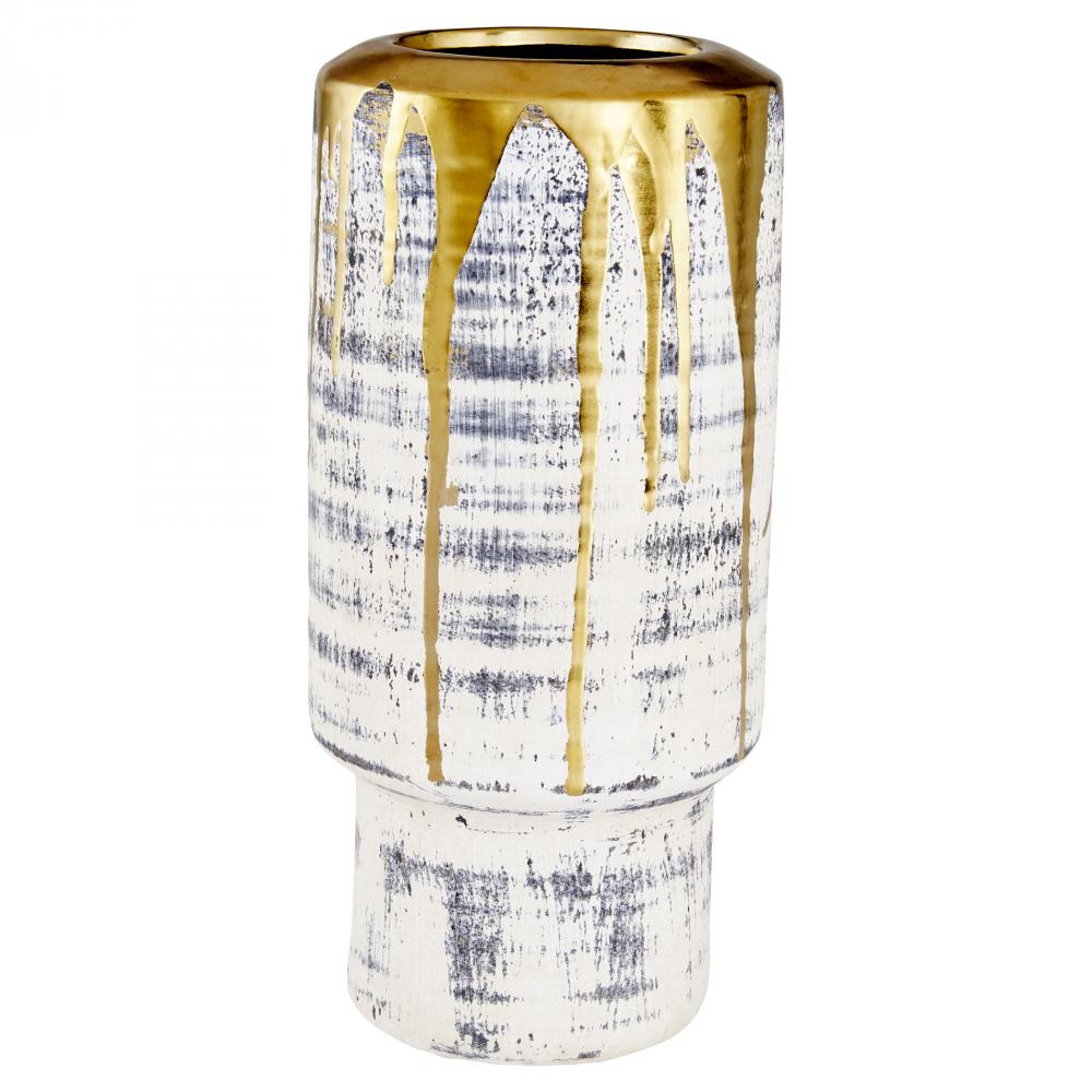 Athenian Vase Beige Black - Small