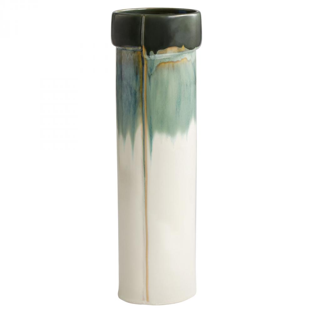 Folded Vase Designed by Seth Vaughn Cascade Sage - Large