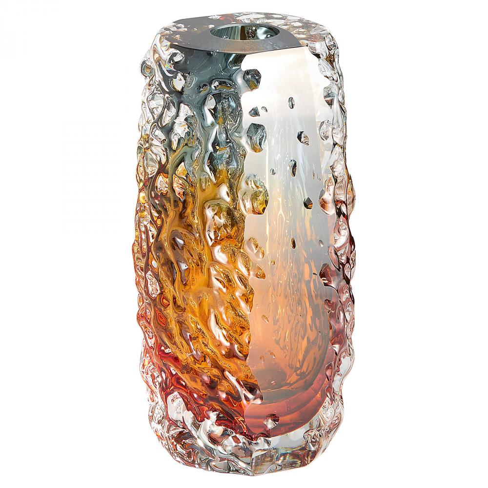 Tramonto Vase Smoke Amber - Small