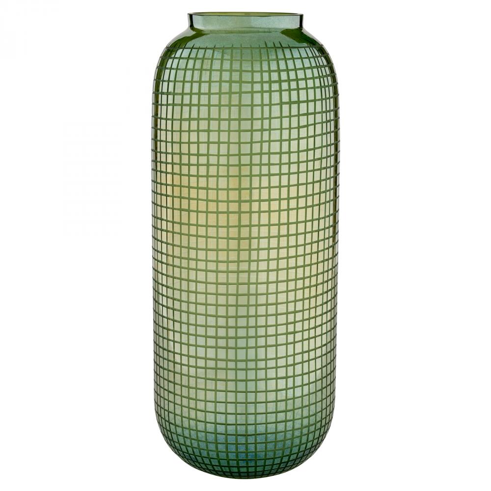 Modular Vase Iridescent Bronze Olive - Large