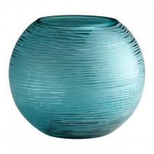 Cyan Designs 04361 - Round Libra Vase|Aqua-LG
