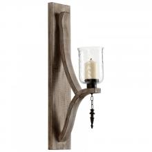 Cyan Designs 05108 - Giorno Wall Candleholder Washed Oak