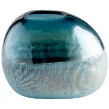 Cyan Designs 11072 - Cape Caspian Vase Blue - Small