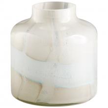 Cyan Designs 11077 - Lucerne Vase Tan And Aqua - Small