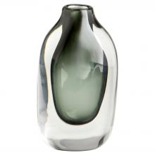 Cyan Designs 11374 - Moraea Vase Grey/Clear - Small