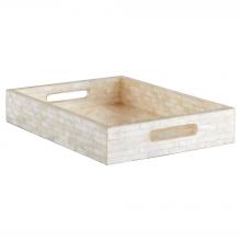 Cyan Designs 11680 - Triton Rectangle Tray Designed by J Kent Martin Pearl - Small