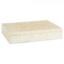 Cyan Designs 11683 - Triton Rectangle Box Designed by J Kent Martin Pearl - Large