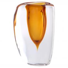 Cyan Designs 11849 - Rovno Vase Amber Clear - Medium