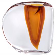 Cyan Designs 11850 - Rovno Vase Amber Clear - Small