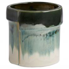 Cyan Designs 11917 - Folded Cachepot Designed by Seth Vaughn Cascade Sage - Medium